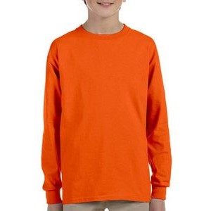 Gildan® Youth Long Sleeve 100% Cotton Preshrunk Shirt