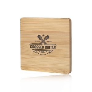 Bamboo Coaster with Concealed Bottle Opener