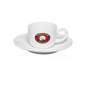 2.5 Oz. Porcelain Espresso Cups with Saucer