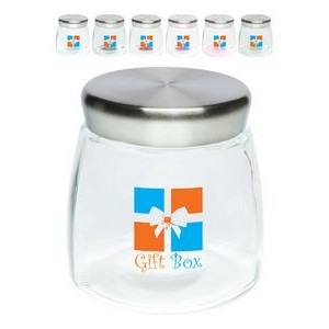 32 Oz. Logo Glass Candy Jars