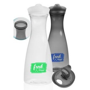 34 Oz. Clear Plastic Carafes with Lid