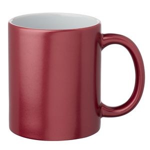 11 oz. Metallic Ceramic Custom Mugs