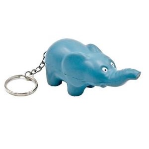 Elephant Key Chain Stress Reliever Squeeze Toy