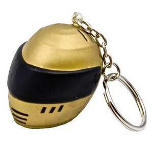 Racing Helmet Key Chain Stress Reliever Squeeze Toy
