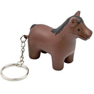 Horse Key Chain Stress Reliever Squeeze Toy
