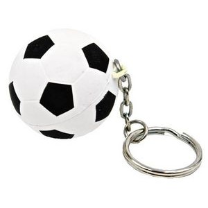 Soccer Ball Key Chain Stress Reliever Squeeze Toy