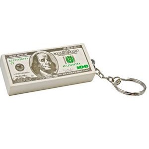 Hundred Dollar Key Chain Stress Reliever Squeeze Toy