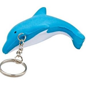 Dolphin Key Chain Stress Reliever Squeeze Toy