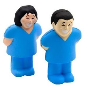 Doctor w/Scrubs Stress Reliever Squeeze Toy