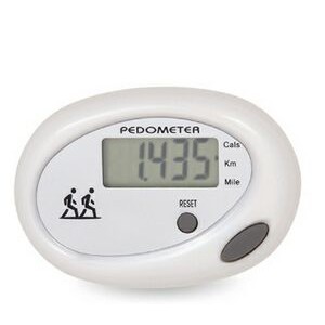 Oval 2 Button Pedometer/Step Counter