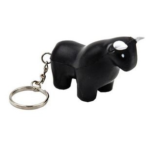 Bull Key Chain Stress Reliever Squeeze Toy