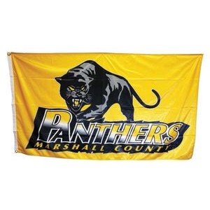 Full Color Large Flag 1.8' x 3' Dye Sublimated