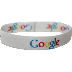 Wristband-Stretch Polyester Dye Sublimated - Domestically Produced (7.5"x1/2")