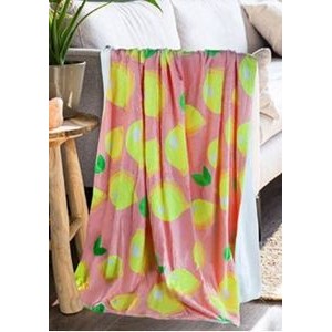 Coral Pink Fleece Blanket (60"x80")