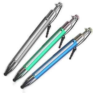 Stylus Banner Pen w/ Twisted Pocket Clip - Priority (12")
