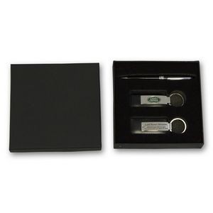 Keychain & Pen Set in Black Box (Priority)