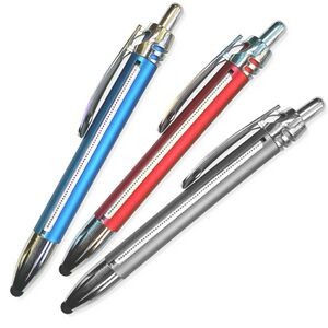 Stylus Banner Pen w/ Curved Pocket Clip - Priority (14")