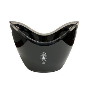 8L Acrylic Black Ice Bucket