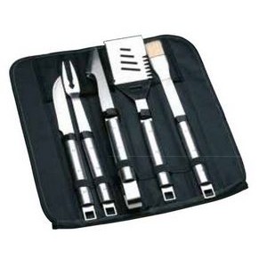 6 Piece Cubo Barbecue Set in Travel Wrap