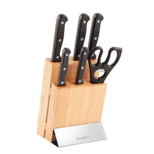 Essentials Duo 7 Piece Knife Block Set w/ Triple Riveted ABS Handle