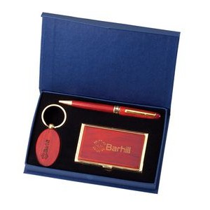 Rosewood Pen/ Card Case/ Keytag & Presentation Box