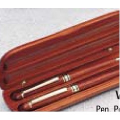 Rosewood Pen & Pencil w/ Case