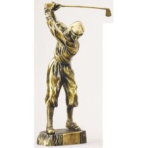 Male Metallized Plated Classic Golfer