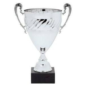 Silver Metal Italian Cup on Marble Base