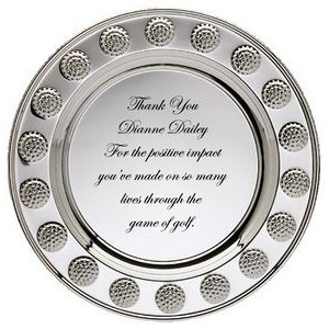 Silver Plated Golf Tray