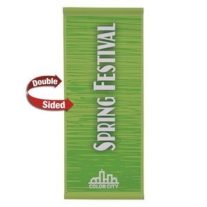 30" x 72" Fabric Boulevard Banner Double-Sided