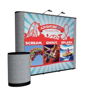 10' Straight Show 'N Rise Floor Kit (Mural w/ Fabric Ends)