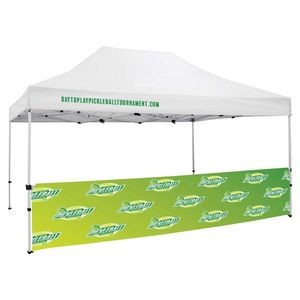 15' Tent Half Wall (UV-Printed Mesh)