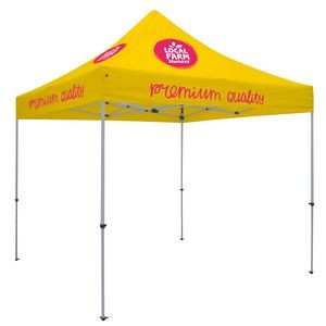 10' Deluxe Tent Kit (Full-Color Imprint, 8 Locations)