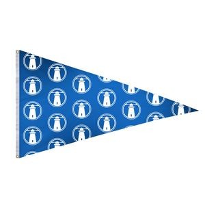 6' x 10' Polyester Pennant Flag Single-Sided