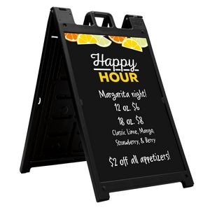 Signicade Deluxe Imprinted Chalkboard Kit (Single-Sided)
