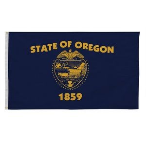 3' x 5' Oregon State Flag Double-Sided