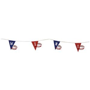 9" x 12" Triangle Pennant String Double-Sided (30')