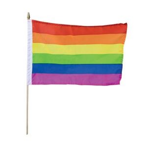 12" Pride Stick Flag