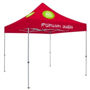 10' Deluxe Tent Kit (Full-Color Imprint, 3 Locations)
