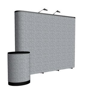 10' Straight ARISE Floor Display Kit (Fabric)