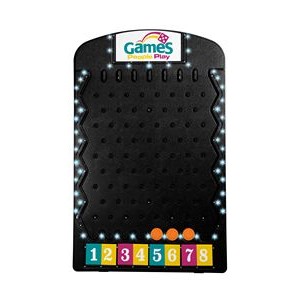 Black Prize Drop Game with Lights