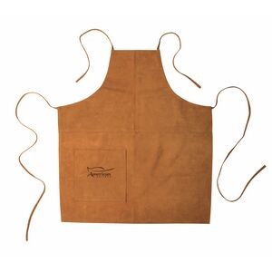Suede Apron (Full Size) - Laser Engraved (Tobacco)