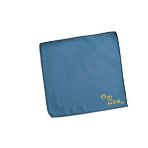 Premium 8" x 8" Blue OptiCloth with Silk Screened Imprint