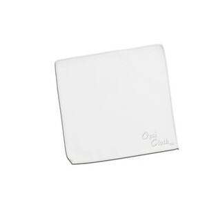 Premium 6" x 6" White OptiCloth with Laser "Engraved" Imprint