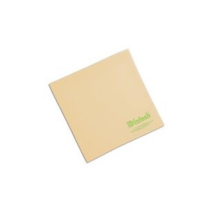 Deluxe 10" x 10" Chardonnay Color OptiCloth with Silk Screened Imprint