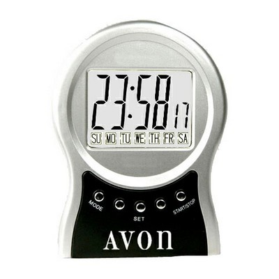 Mini Desktop LCD Digital Alarm Clock