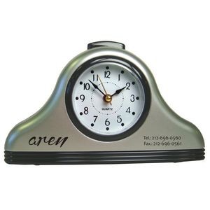 Bell Shaped Desk Alarm Clock with Snooze and Light