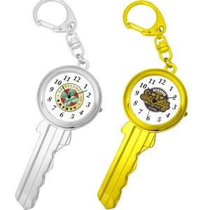 Key Shaped Keychain Watch