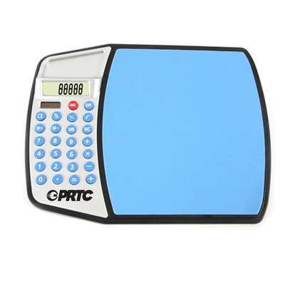 Computer Mouse Pad w/ Calculator-BLUE