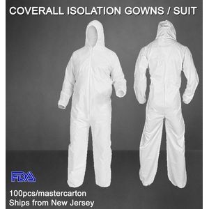 Coverall Isolation Gown / Suit/ Hazmat Suit Level 3
